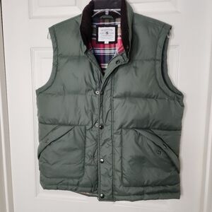 Wm Lamb & Sons by‎ Southern Proper green down vest mens S